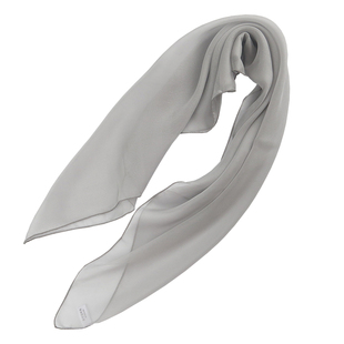 灰色小方巾丝巾女系脖【微瑕疵】春秋薄款韩国桑蚕丝100%真丝围巾