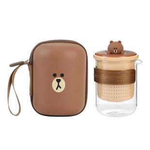 户外旅行茶具便携式快客杯外出茶壶露营泡茶水分离套装送生日礼物