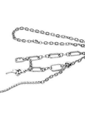 GUUKA原创锆石吊坠项链女