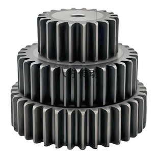 S45C正齿轮3模10齿-100齿45号钢电机马达传动圆柱直齿轮