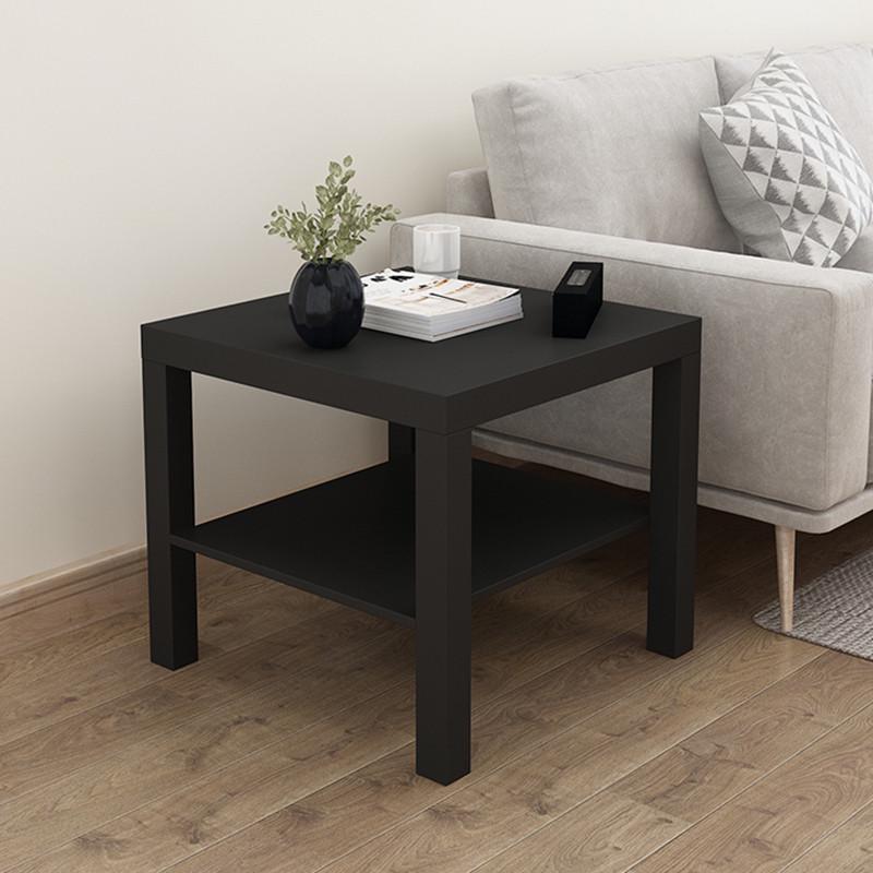 简易边桌茶几边柜双层小户型桌子客厅储物柜经济型床头柜迷你