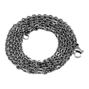 泰国佛牌链子14K金色裸链单链配链钛钢项链男女长款毛衣链不掉色