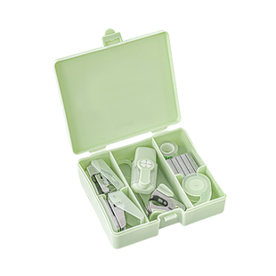 Planwith文具套装多功能迷你订书机打孔器高颜值简约ins风便携效率套组初高中学生用随身小号便携迷你收纳