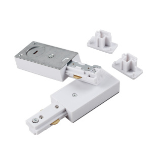 轨道条二线三线导轨通用电源接线盒连接器轨道两线三线接电配件