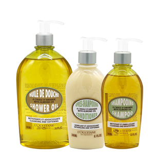 【现货速发】法国欧舒丹杏仁甜扁桃沐浴油500ml 保湿紧致滋润鸭嘴