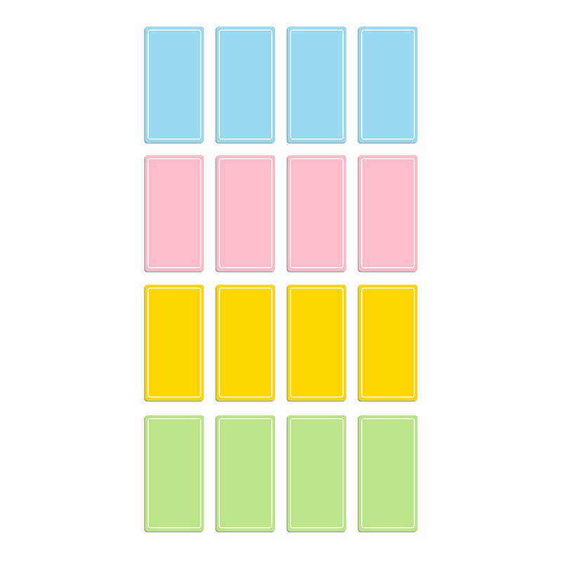 不干胶标签贴纸手写可粘贴自粘办公分类便签贴标记索引防水姓名贴大小尺寸彩色空白商品价格贴纸名字大号化妆