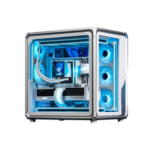 【国补15%】华硕旗舰店乔思伯X400白色海景房9800X3D/9600X/5060Ti/5080显卡三角洲3A游戏5070Ti台式diy主机