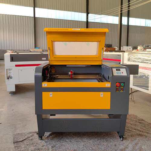 50W木材橡激光胶雕刻机布料塑料皮革图案文字刻绘CO2雕刻机切割机 - 封面