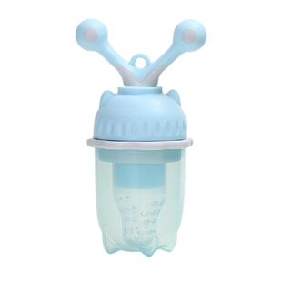 Ycyk婴儿食物果蔬咬咬袋硅胶磨牙棒宝宝吃水果辅食器推进式咬咬乐