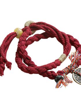 新中式山鬼花钱手绳手链