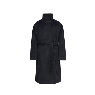 JCAESAR COAT 斜拉链系带大衣 高克重60%羊毛 微宽松 长短双版本