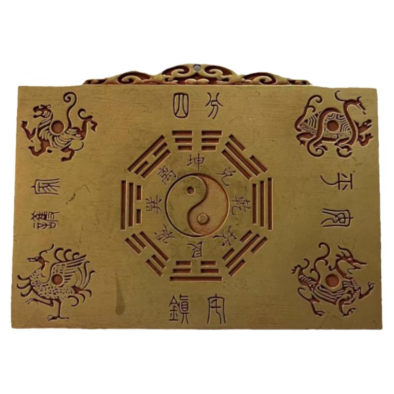 仿古纯铜山海镇挂牌家居装饰品