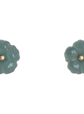 女款天然翡翠原创设计花瓣戒指