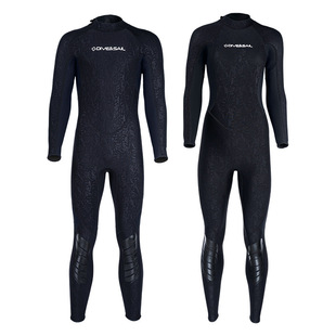 新款保暖泳衣长袖1.5mm连体潜水服男士女士防寒桨板帆板冲浪户外