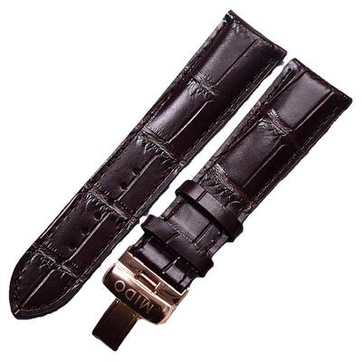 原厂美度舵手男表带真皮质保2年