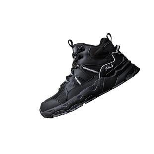 FILA 斐乐官方男鞋复古运动鞋2025冬新款中帮加绒满天星1S休闲鞋