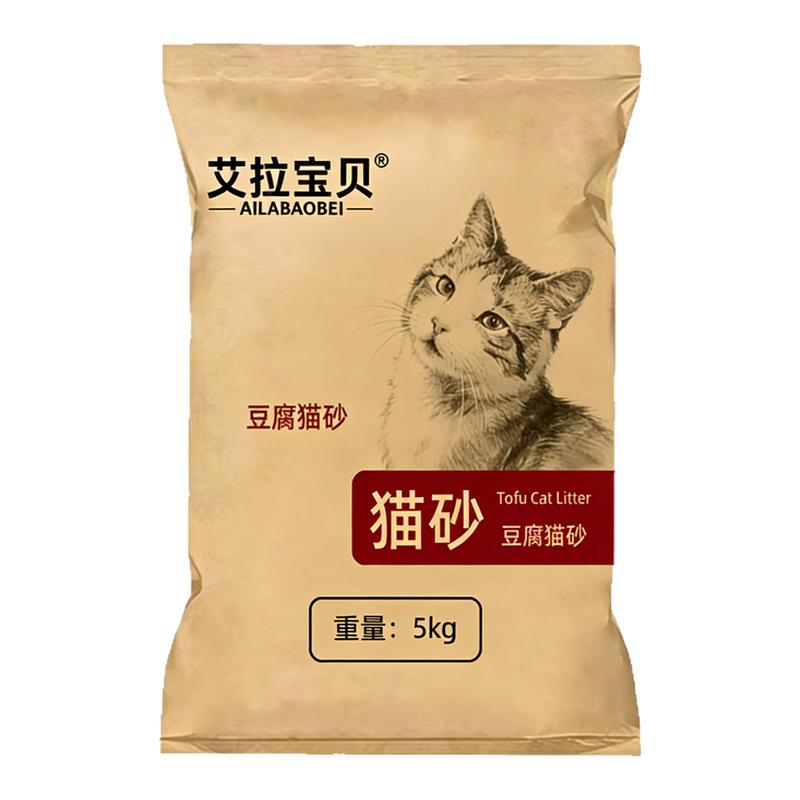 木薯豆腐混合猫砂除臭低尘可冲马桶不粘底植物猫砂猫咪囤货装包邮
