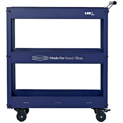 蒙德里安金属小推车洞洞板置物架