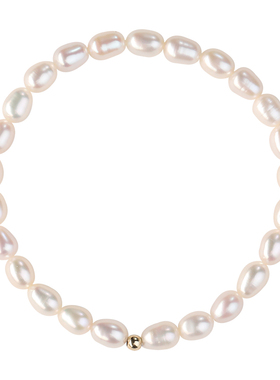 天然淡水珍珠小米珠复古手链女