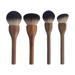 胡桃木大灯泡定妆沧州化妆刷超软蓬松粉饼腮红散粉刷一支装粉底刷