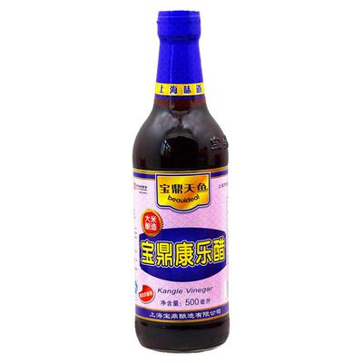 上海宝鼎康乐醋500ml瓶大米酿造食醋蘸蟹醋饺子凉拌烧菜佐餐醋