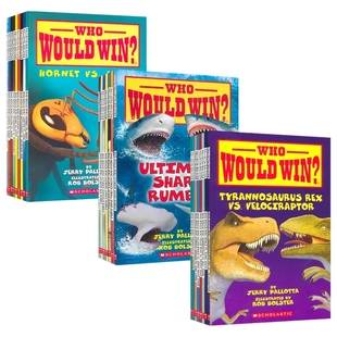 Scholastic Who Would Win 学乐猜猜谁会赢系列 动物大比拼大混战 儿童趣味图解百科 STEM科普 Buddy+ 送音频 英文原版进口图书