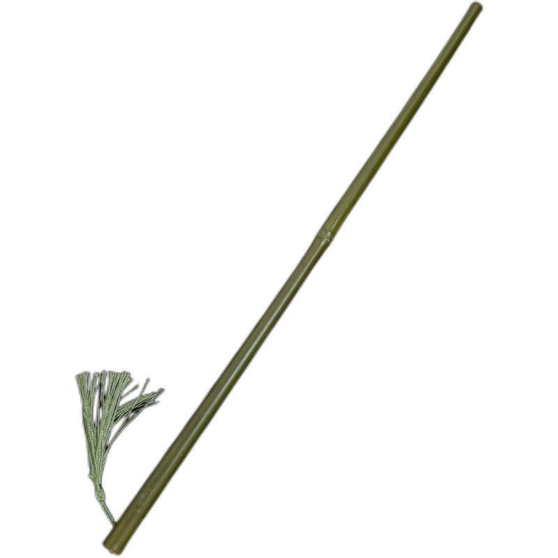 玉竹手工抛光文玩教鞭练剑花