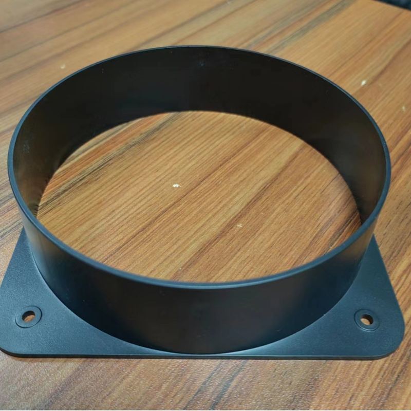 #150方底直法兰 电箱风扇ABS塑料方底法兰轴流风机配件