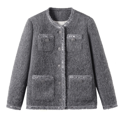 巨好看名媛小香风轻薄羽绒服外套女短款冬季2025新款爆款时尚洋气