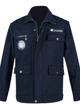 威狼纵队春季纯棉劳保工作服男