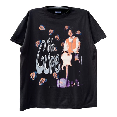 The Cure 乐队复古周边潮流哥特暗黑高级感纯棉短袖T恤