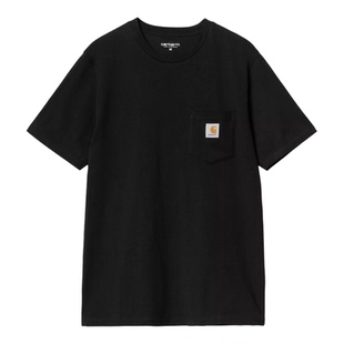 正品现货Carhartt k87 卡哈特经典基础打底T恤工装风口袋男女短袖