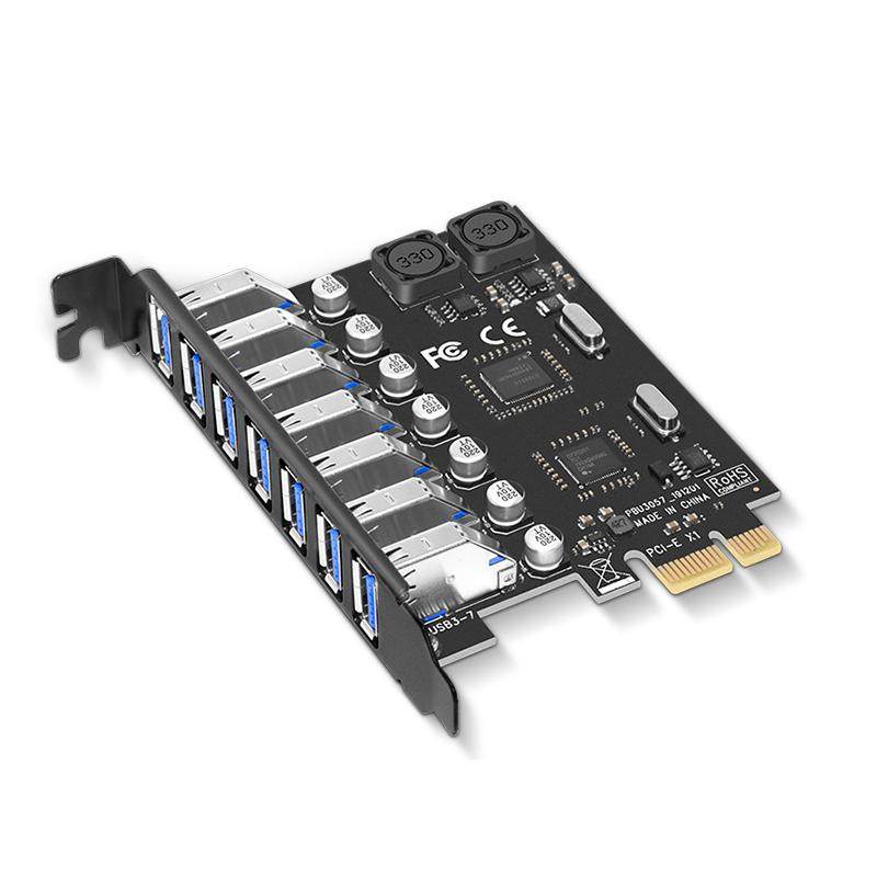 SSU台式机USB3.2扩展卡8口转接卡pci-e转usb3.2Type C前置19p接口