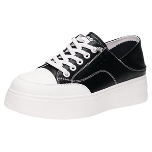 COMELY康莉2025新小白鞋真皮厚底增高运动鞋板鞋KKF41150DA01AMF