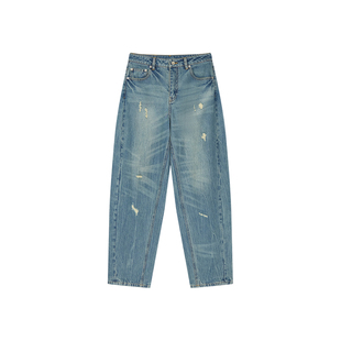 UOOYAA/乌丫2026春季新款立体扭骨牛仔裤