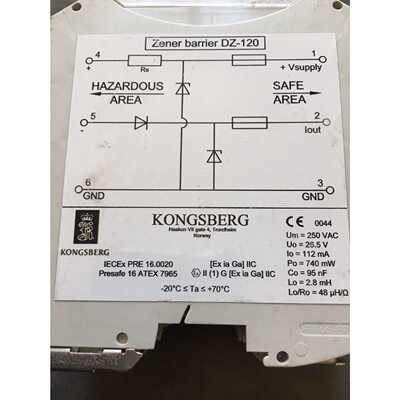询价KONGSBERG Zener barrier DZ-120