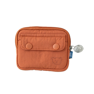 韩国romane复古纯色防水零钱卡包多功能随身唇膏耳机收纳小包挂包