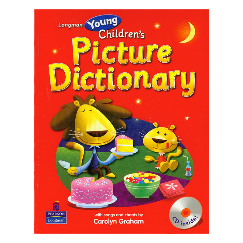 朗文英语少儿图片词典+CD 英文原版 Longman young Childrens Picture Dictionary 彩图字典 纯全英文版正版原著进口原版英语书籍