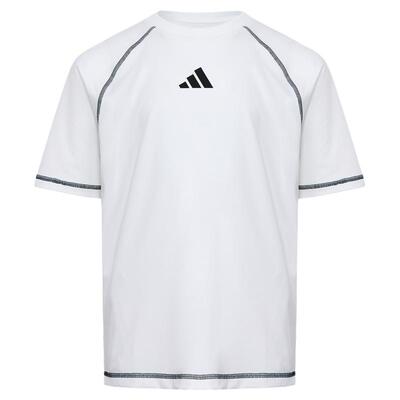 男女童速干舒适针织圆领休闲运动短袖T恤夏季新款adidas阿迪达斯