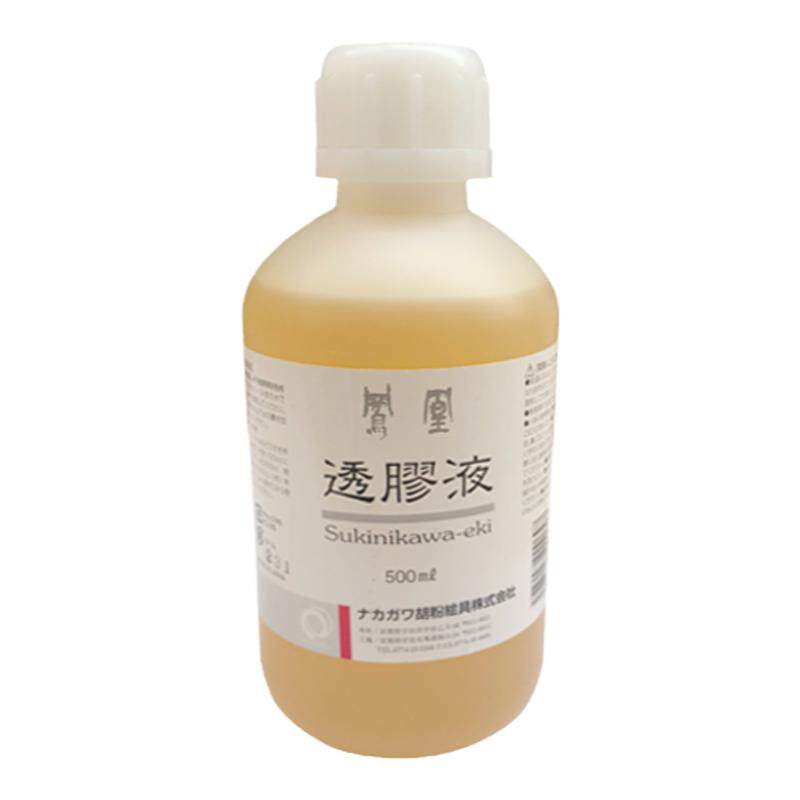 天雅矿物质颜料工笔画国画用胶矾岩彩液材料明胶绘画明矾胶水