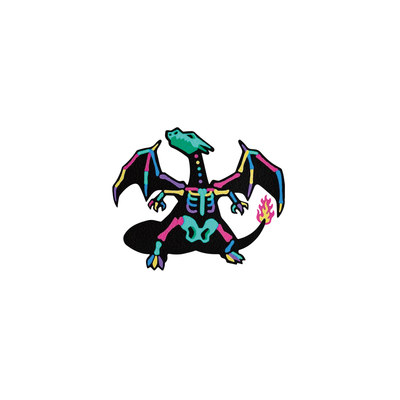 tlp反光车贴宝可梦火焰彩色贴纸