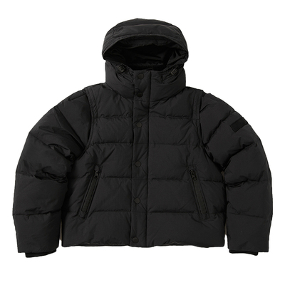 小新和贝塔中长款羽绒服90白鹅绒