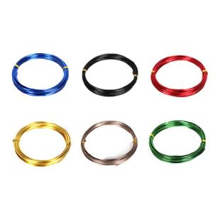 铝丝彩色铝线防锈手工diy造型手办模型定型条编制支撑植物铝丝线