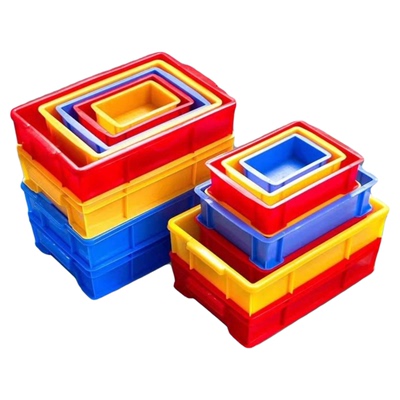 长方形塑料盆加厚大号食品盆收纳盆酒店收碗餐盆特厚盒冷冻洗菜盆