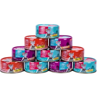 纽森猫罐头红肉170g*12罐整箱 幼猫成猫零食增肥发腮补充营养主食