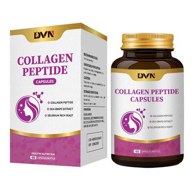 DVN进口胶原蛋白肽麦角硫因PQQ专利抗皱时光紧致淡纹口服胶囊