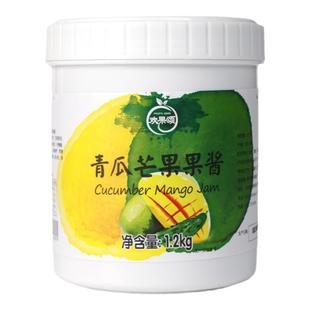 鲜活欢果颂青瓜芒果酱1.2kg 柚子菠萝果酱 草莓香橙西柚橙子酱
