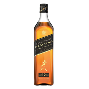 Johnnie Walker尊尼获加黑牌苏格兰威士忌1000ml海外进口洋酒黑方