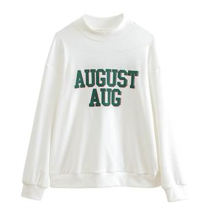 初中生卫衣白色少女孩秋冬装新款高中学生加绒加厚大童2025长袖13