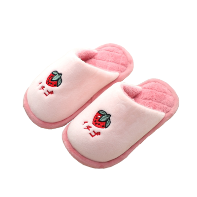儿童冬季室内家用棉拖鞋